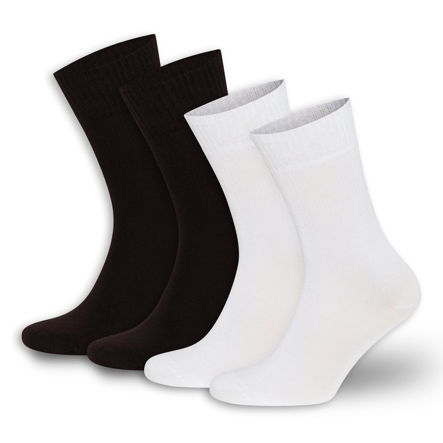Men’s & Women’s Bamboo Crew Socks 4-Pack