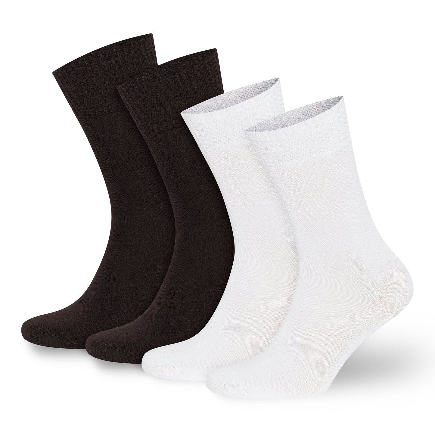 Men’s & Women’s Bamboo Crew Socks 4-Pack