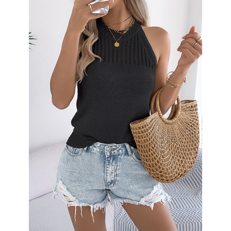 Women's Summer Halter Tank Tops Sleeveless Casual Racerback