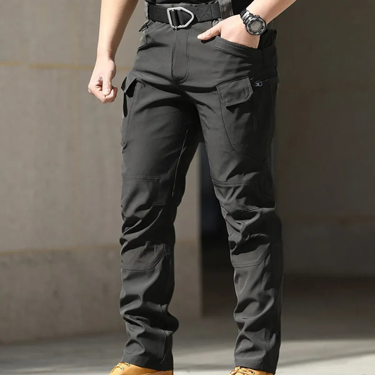 Men's Waterproof Quick Dry Multi-Pocket Tactical Hiking Pants